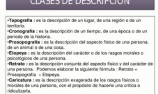 ¿Cómo puede ser la descripción?